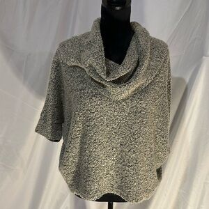 LOFT Cowl Neck Short Sleeve Sweater Size M